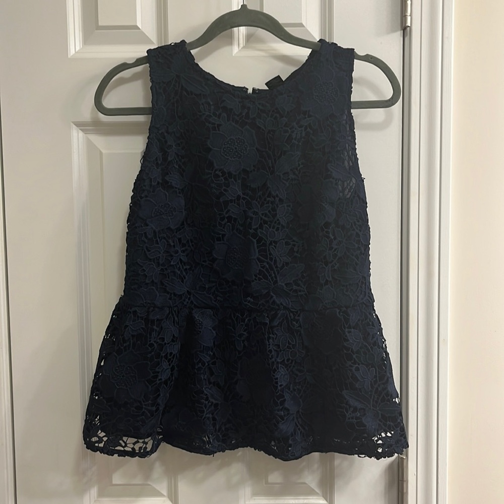 Navy Ann Taylor Tank Top